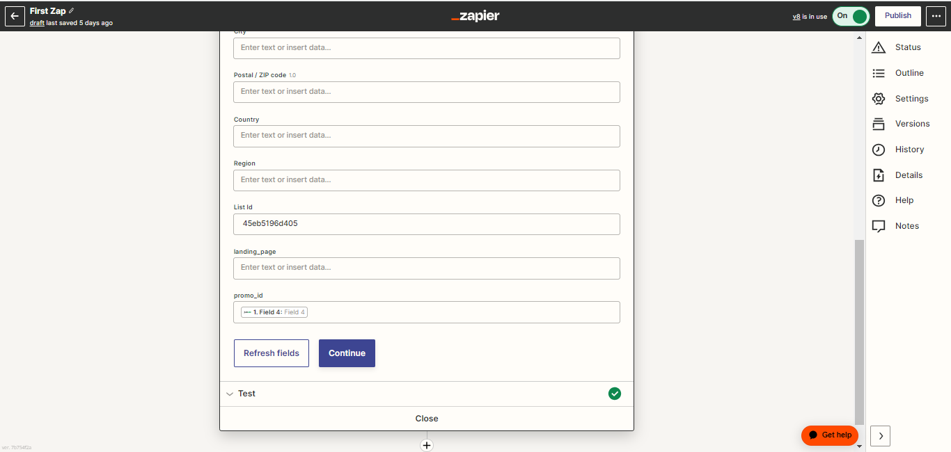 Zapier Integration Now Supporting Custom Fields
