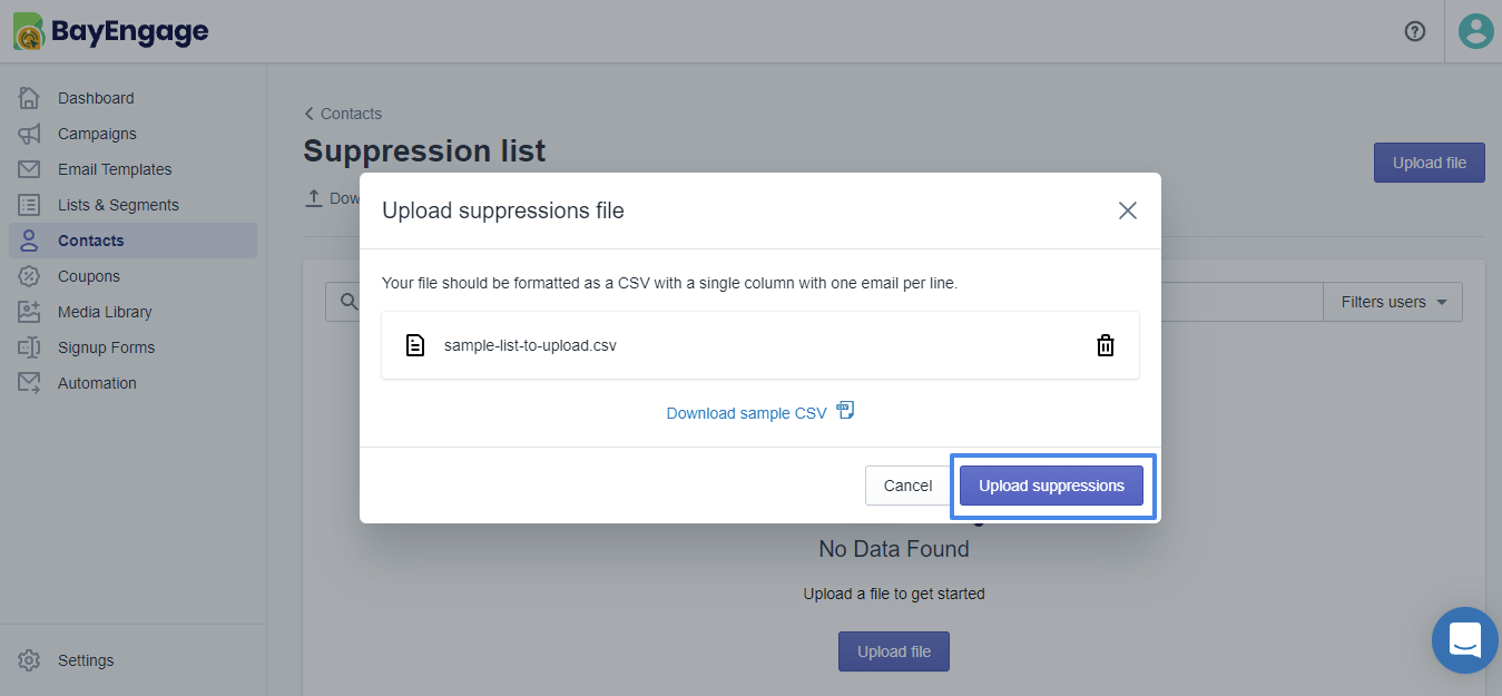 What's A Suppression List?