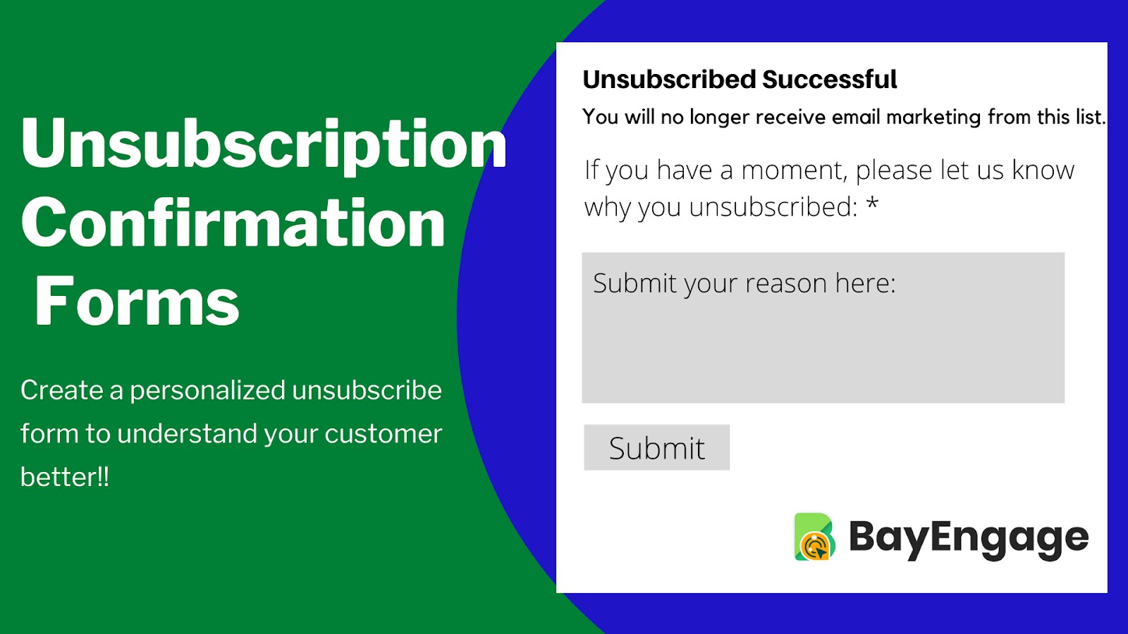 How To Customize An Unsubscription Confirmation Page?