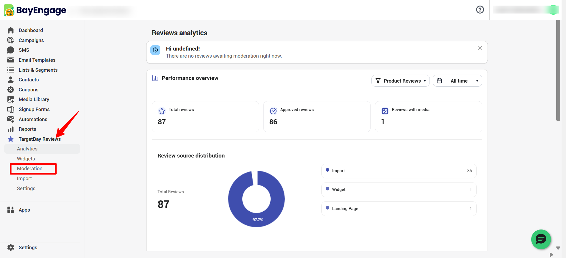 How to create Social Media posts from TargetBay Reviews